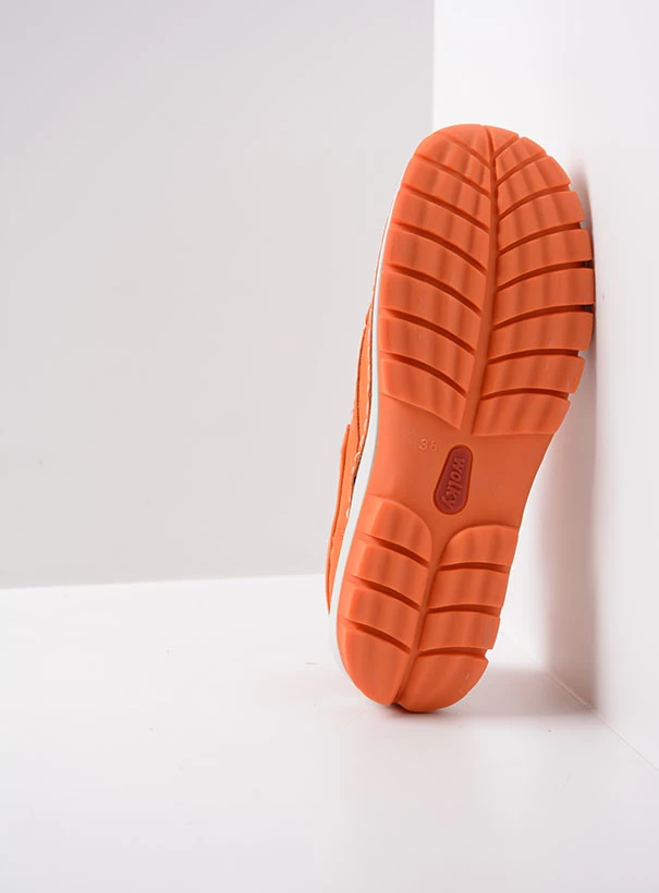 wolky comfort shoes 04701 fly summer 10557 nubuck orange sole