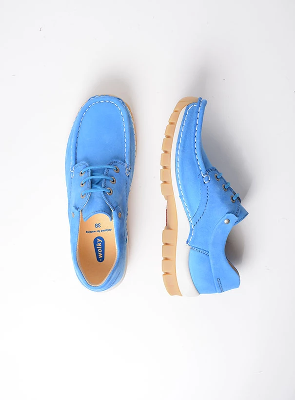 wolky comfort shoes 04701 fly summer 10815 sky blue nubuck top