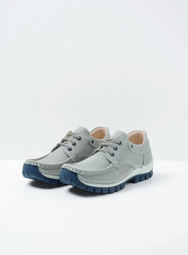 wolky comfort shoes 04701 fly summer 11206 light grey nubuck front