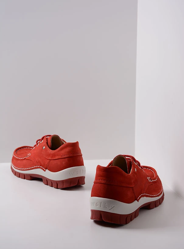 wolky comfort shoes 04701 fly summer 11570 red nubuck back