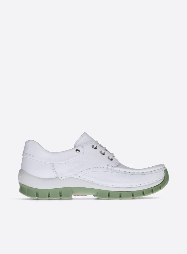 wolky comfort shoes 04701 fly summer 20174 white light green leather