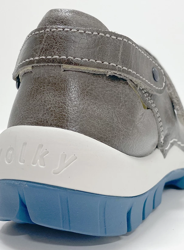 wolky comfort shoes 04703 move 35260 grey blue leather detail