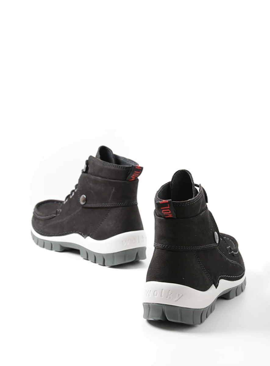 Wolky Lace up boots 04725 Jump 11015 black castor grey nubuck