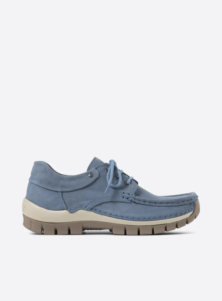 Wolky Fly - jeans nubuck Arch support shoes for women