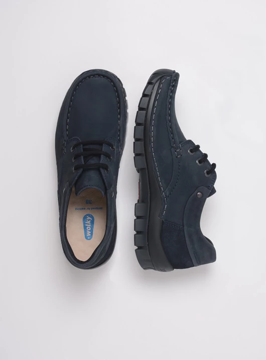 wolky low lace up shoes 04726 fly 16800 blue nubuck top