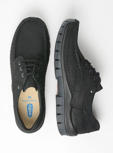 wolky comfortable shoes 04750 fly men 16000 black nubuck top