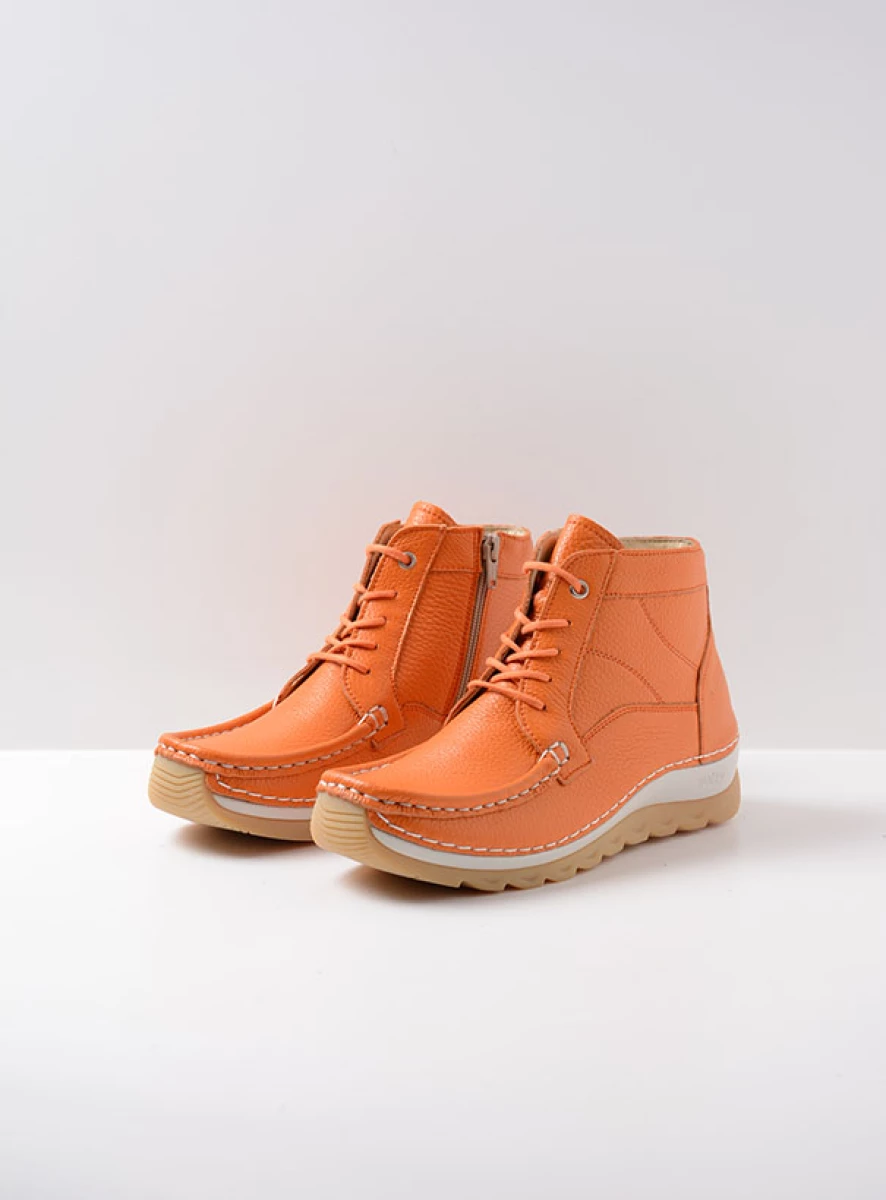 Wolky Lace up shoes 04901 Salado 71557 orange leather