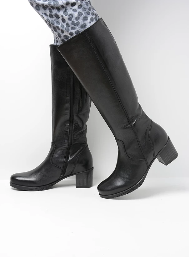 wolky long boots 05052 sharon 20000 black leather sfeer
