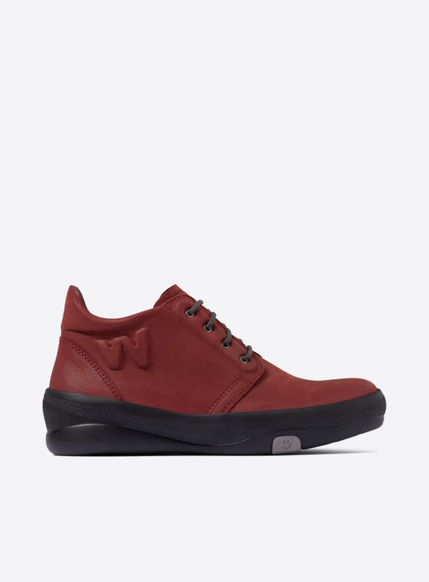 Wolky Fuse - oxblood nubuck Lace up shoes for women