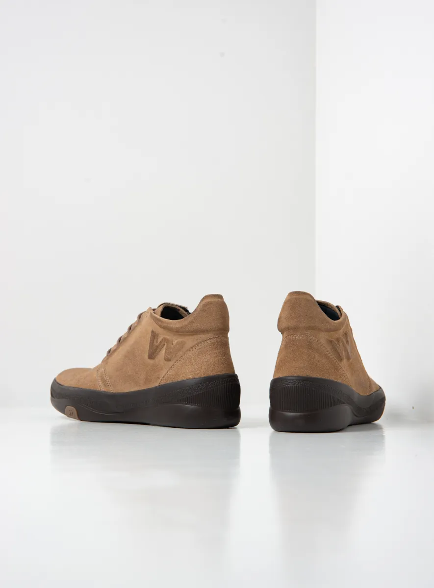 Wolky Fuse - beige suede Lace up shoes for women