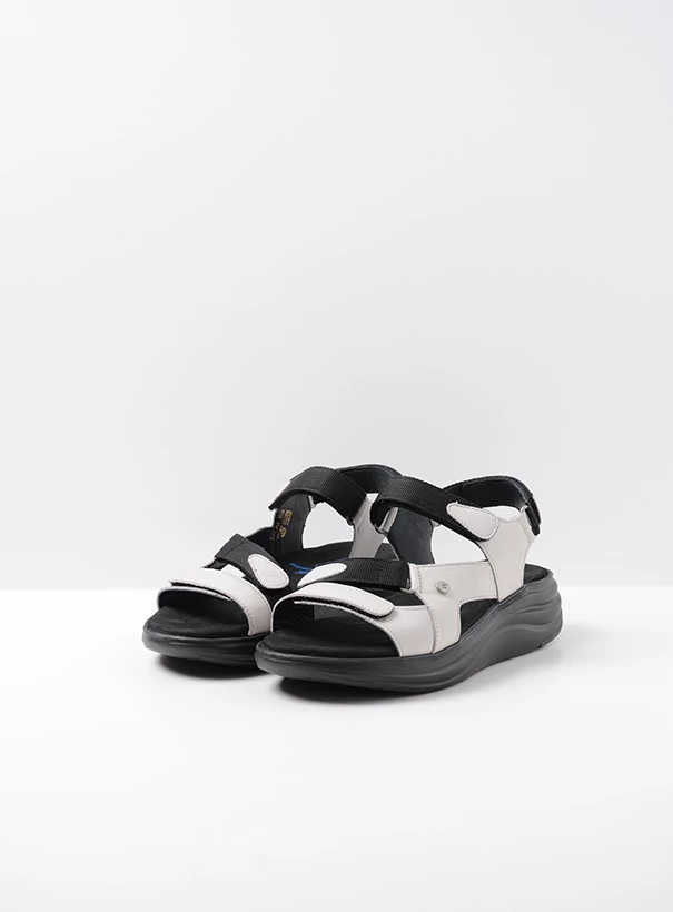 wolky sandals 05650 cirro 30121 offwhite leather front