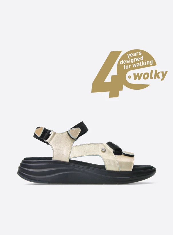 wolky sandals 05650 cirro 30140 gold leather