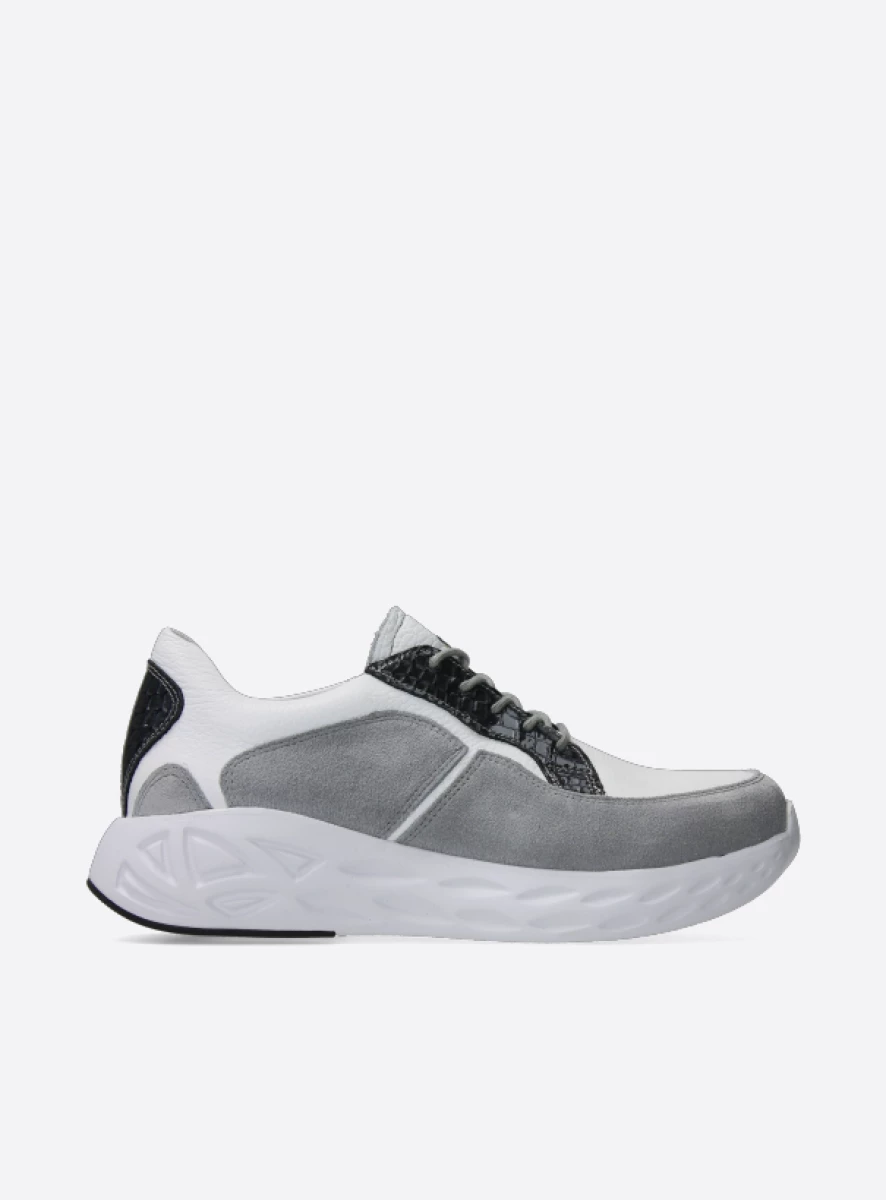 Wolky Trainers 05700 Bounce 91127 white/grey combi leather
