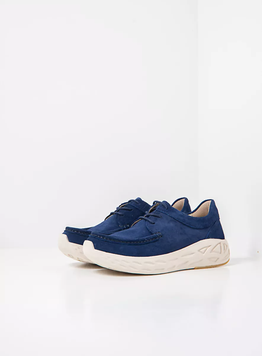 Wolky Lace up shoes 05707 Pro Moc 40820 denim suede
