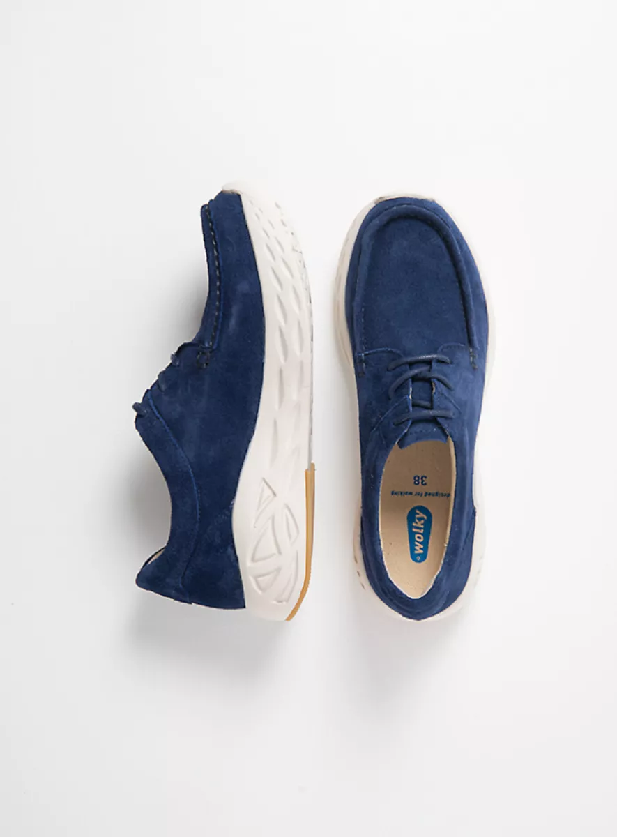 Wolky Lace up shoes 05707 Pro Moc 40820 denim suede