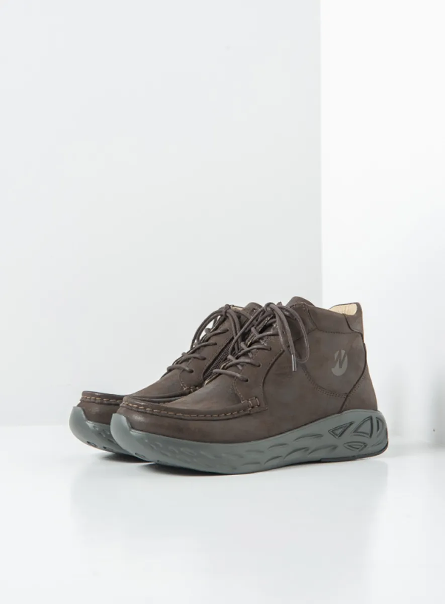 Wolky Roll Bounce - brown effect leather Ankle boots for women