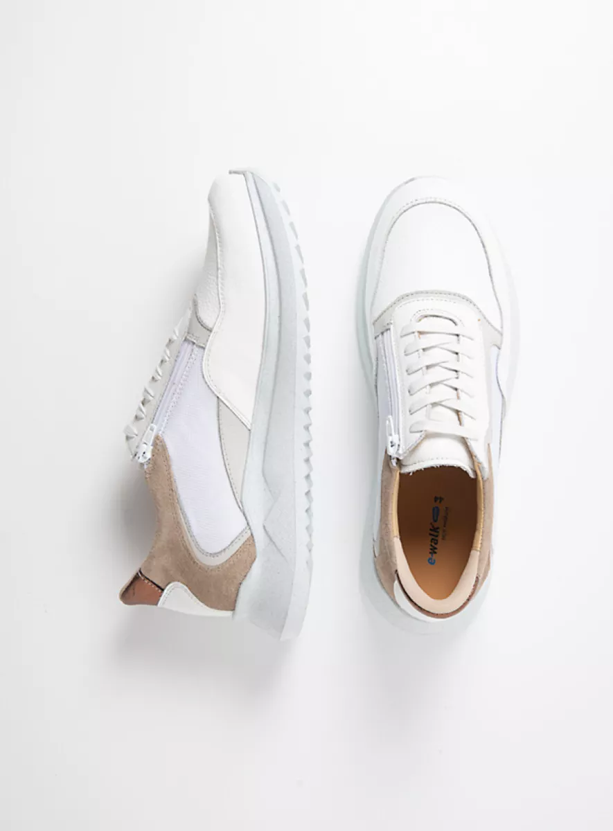 Wolky Trainers 05750 Whaler 90100 white combi stretch leather