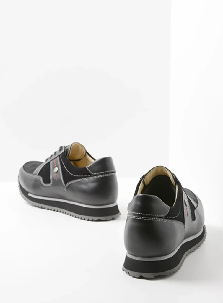 Buy your Wolky e Walk black combi suede stretch leather