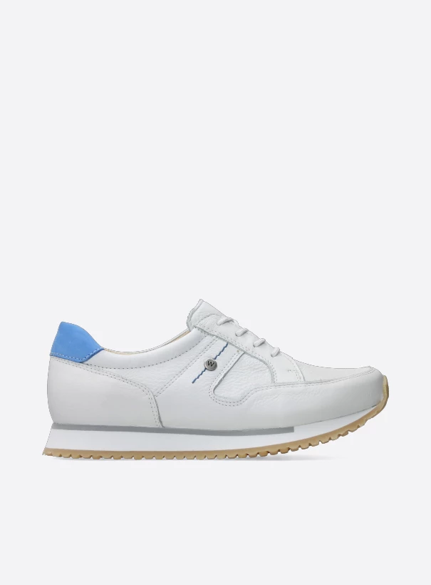 wolky low lace up shoes 05804 e walk 21185 white blue leather