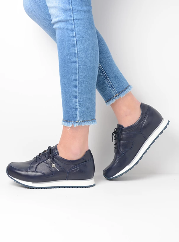 wolky low lace up shoes 05804 e walk 21820 denim leather sfeer