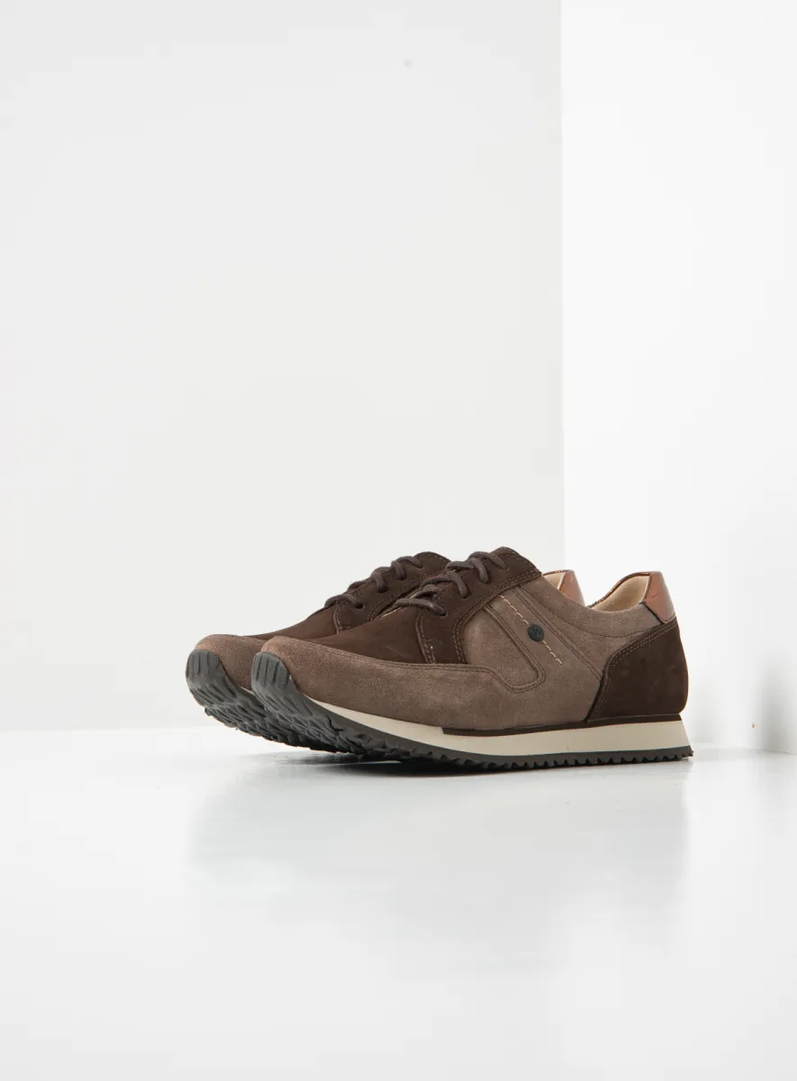 Wolky e-Go S2F - brown combi leather Arch support shoes for women