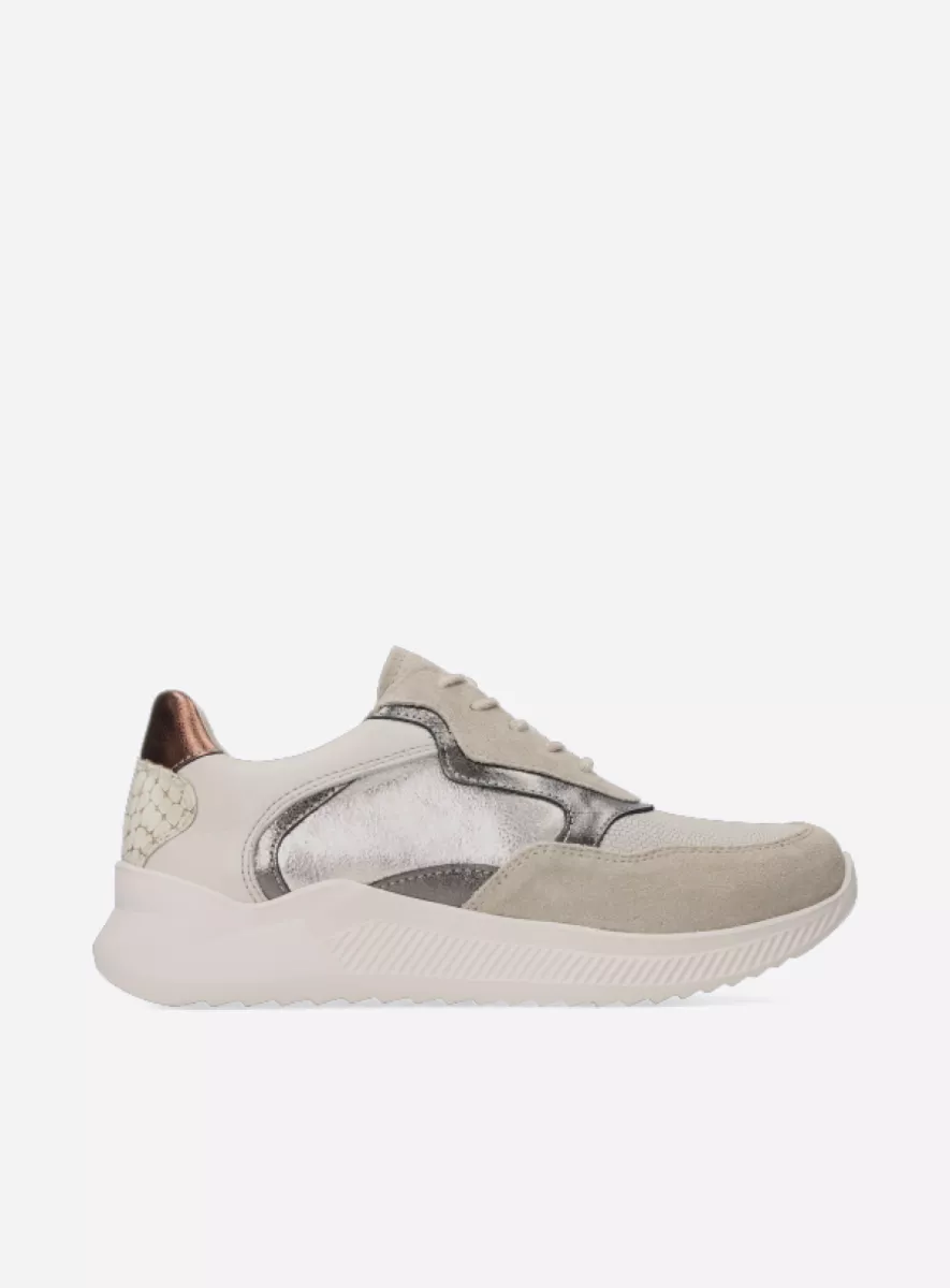 Wolky Trainers 05825 e-Way S2F 90125 safari combi stretch leather