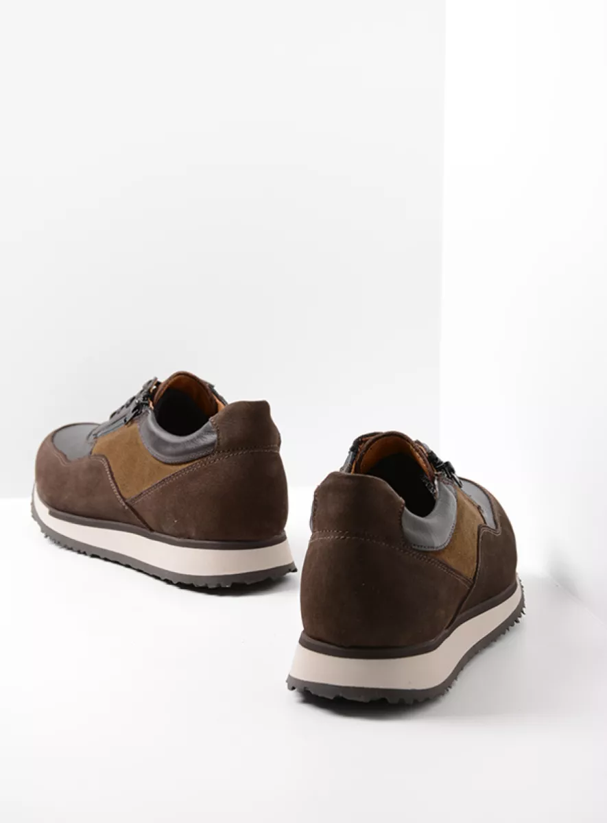 Wolky Lace up shoes 05853 e-Runner 90301 brown combi leather
