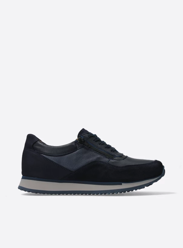 wolky sneakers 05853 e runner 90802 navy combi leather