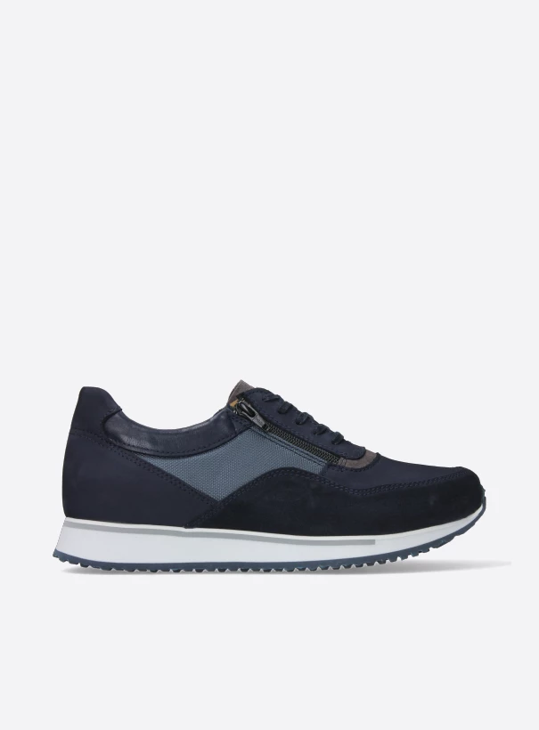 wolky sneakers 05853 e runner 90870 blue combi leather