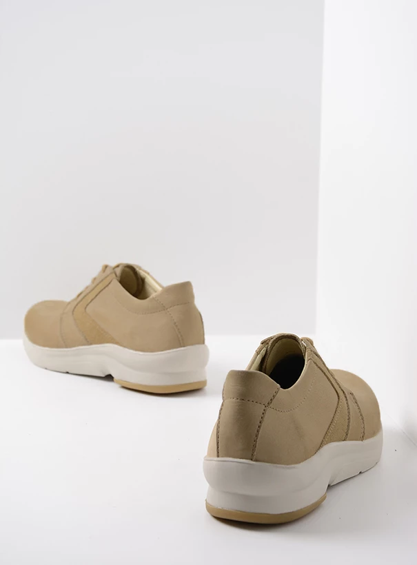 wolky low lace up shoes 05893 omaha 11390 beige nubuck back