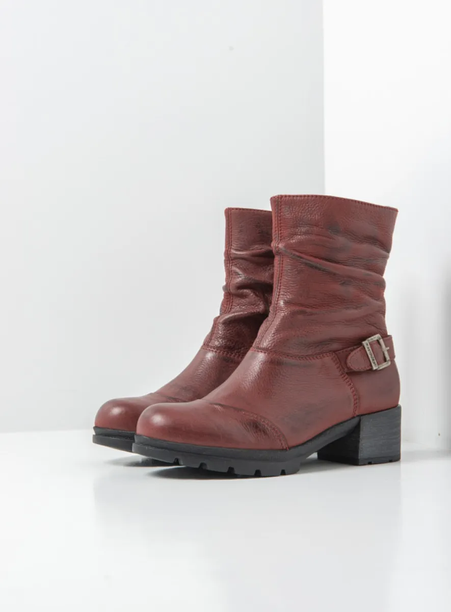 Wolky Troy - oxblood nubuck Boots for women