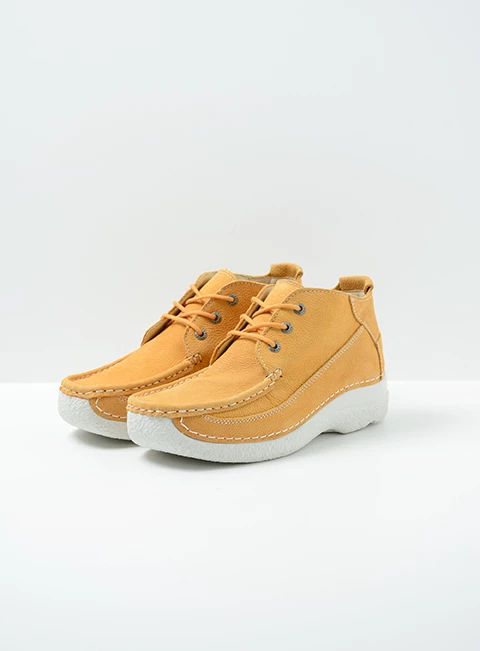 wolky comfort shoes 06200 roll moc 11550 orange nubuck front