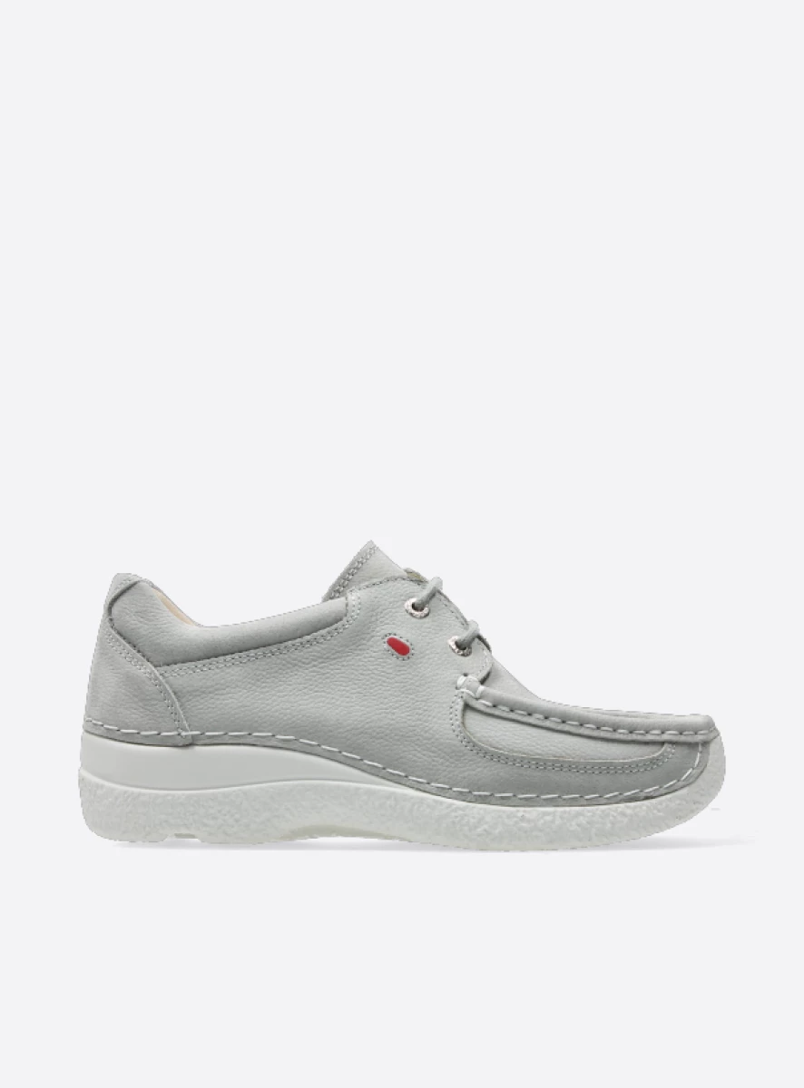 Roll Shoe light grey nubuck