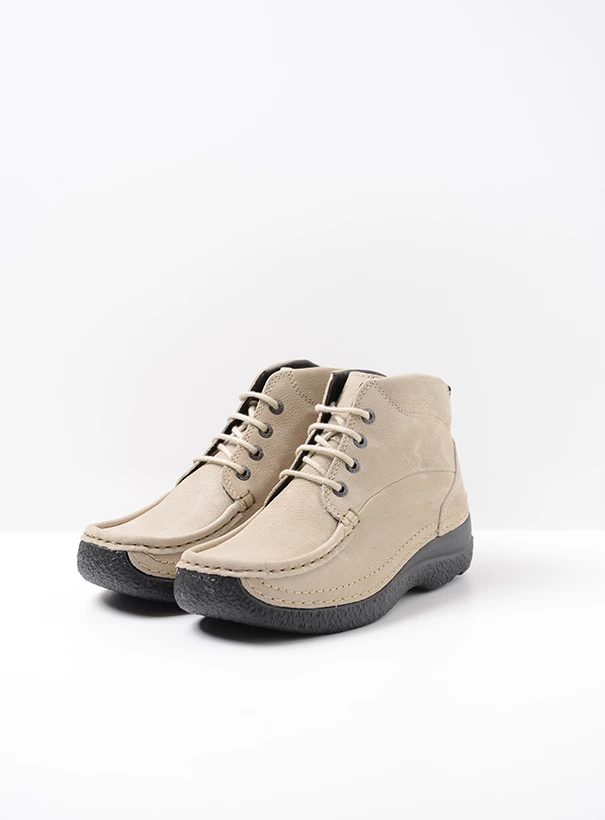 wolky high lace up shoes 06242 roll shoot 11125 safari nubuck front