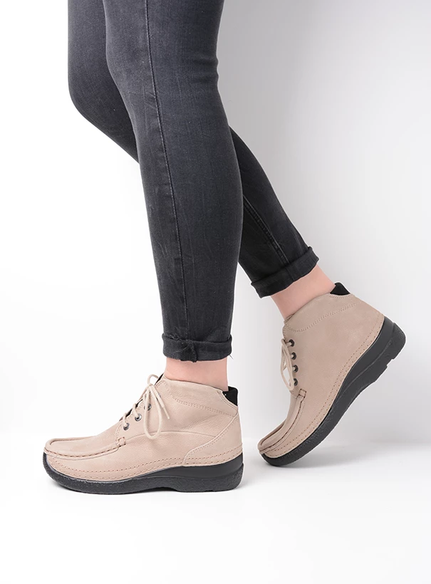 wolky high lace up shoes 06242 roll shoot 11125 safari nubuck sfeer