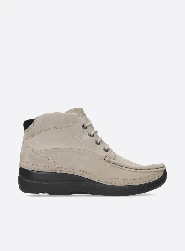 Wolky Roll Shoot - safari nubuck Lace up boots for women