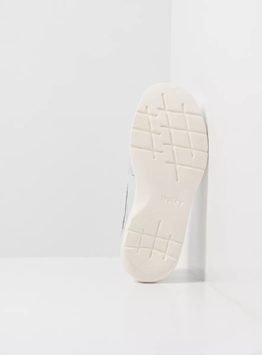 Wolky Trainers 06400 Impact S2F 90111 white/offwhite combi stretch leather