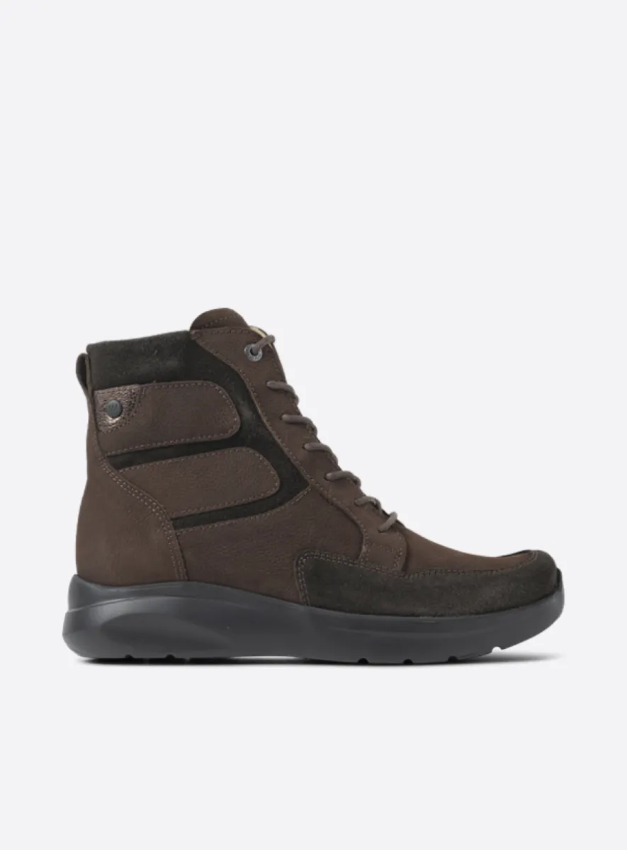 Wolky Slam - brown nubuck Arch support shoes for women