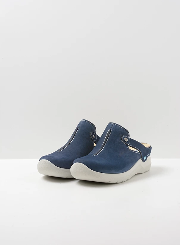 wolky comfort shoes 06600 holland 11820 denim nubuck front