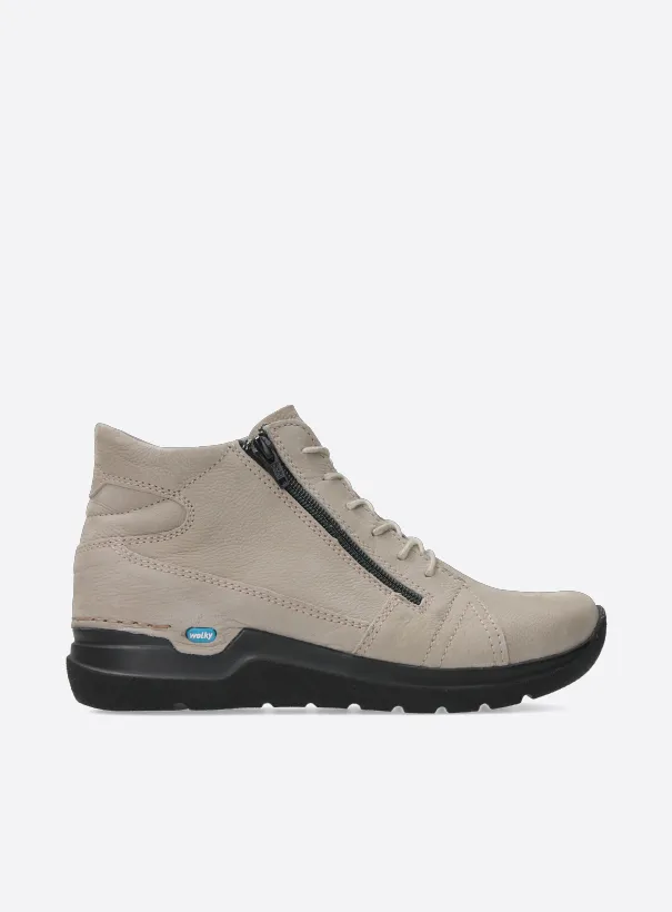 Wolky Why - safari nubuck Lace up boots for women
