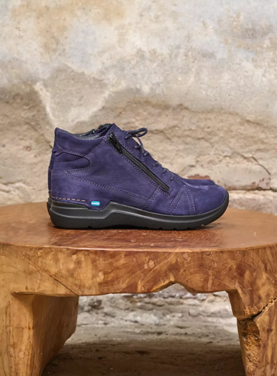 Wolky Lace up boots 06606 Why 11600 purple nubuck