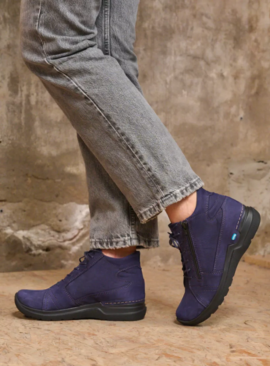 Wolky Lace up boots 06606 Why 11600 purple nubuck