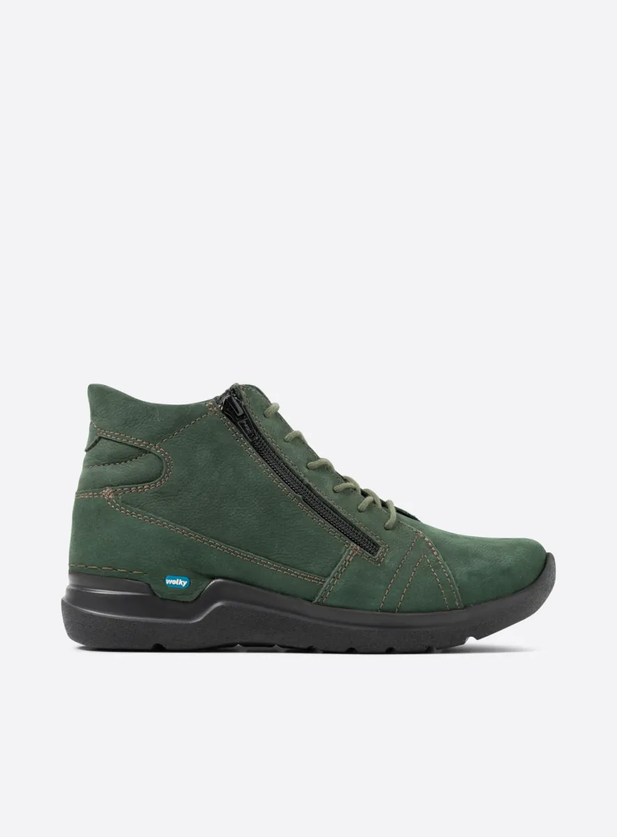 Wolky Lace up boots 06606 Why 11719 green nubuck