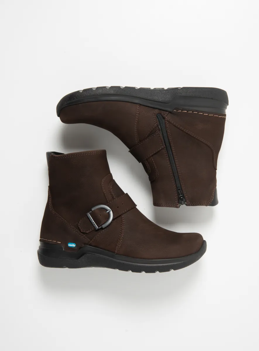 Wolky Okay - brown nubuck Ankle boots for women