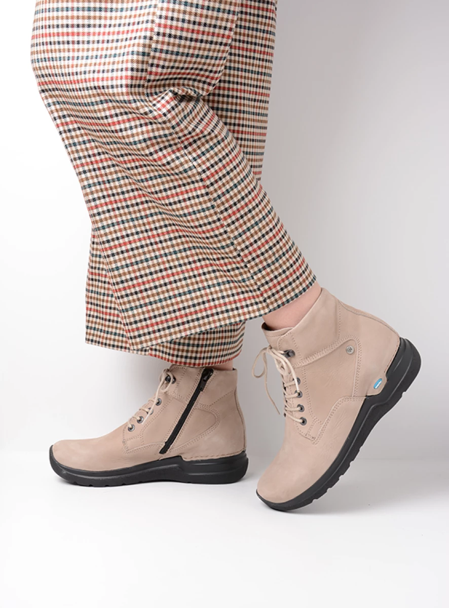 Wolky Lace up boots 06616 Whynot HV 10125 safari nubuck