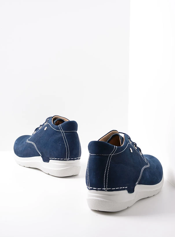 wolky high lace up shoes 06624 truth db 98820 denim nubuck back