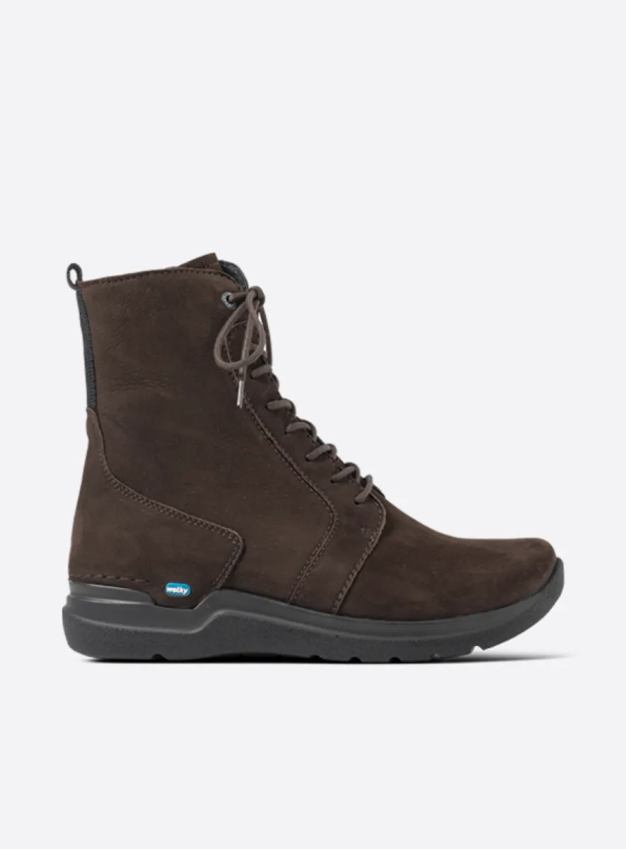 Wolky Lace up boots 06632 Viper HV 10300 brown nubuck
