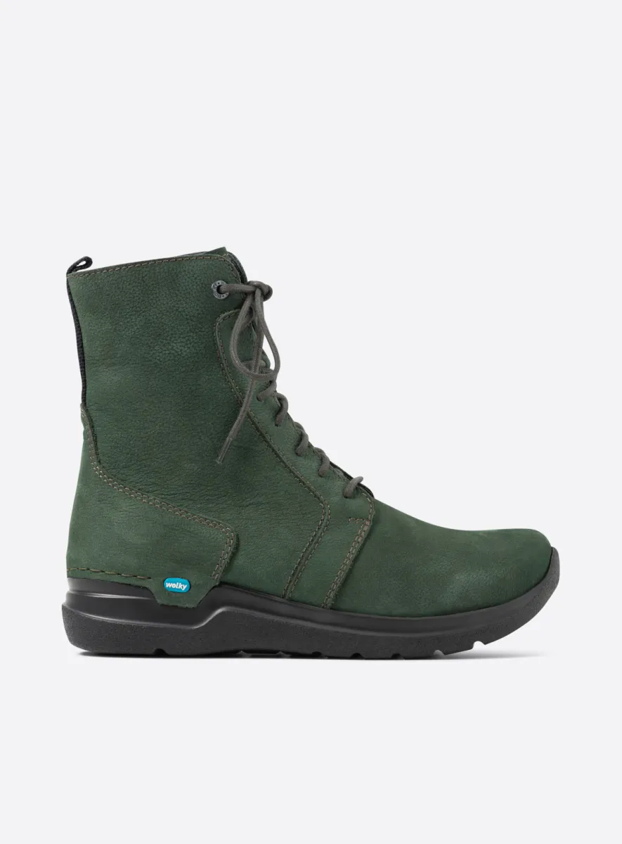 Wolky Lace up boots 06632 Viper HV 11719 green nubuck