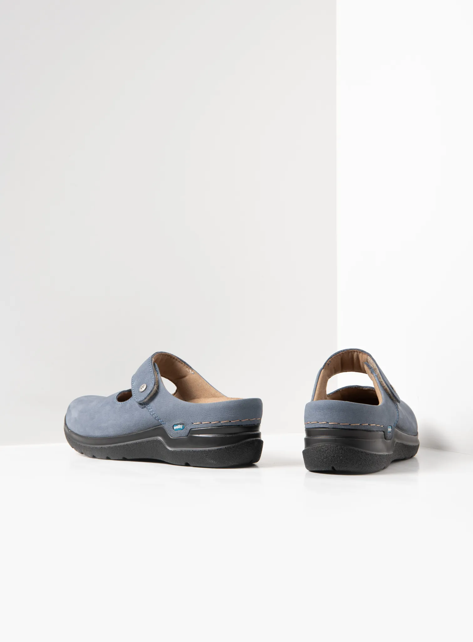 Wolky Narni DB - jeans nubuck Arch support shoes for women