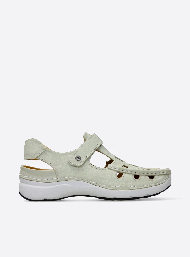 wolky comfort shoes 07204 rolling sun 35120 offwhite leather
